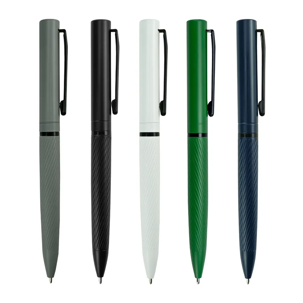 Metal Pens Twist Action Matte Finish & Black Clip