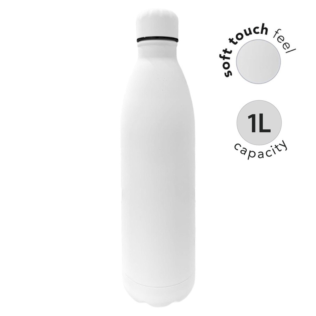 Soft Touch Insulated Water Bottle – 1L