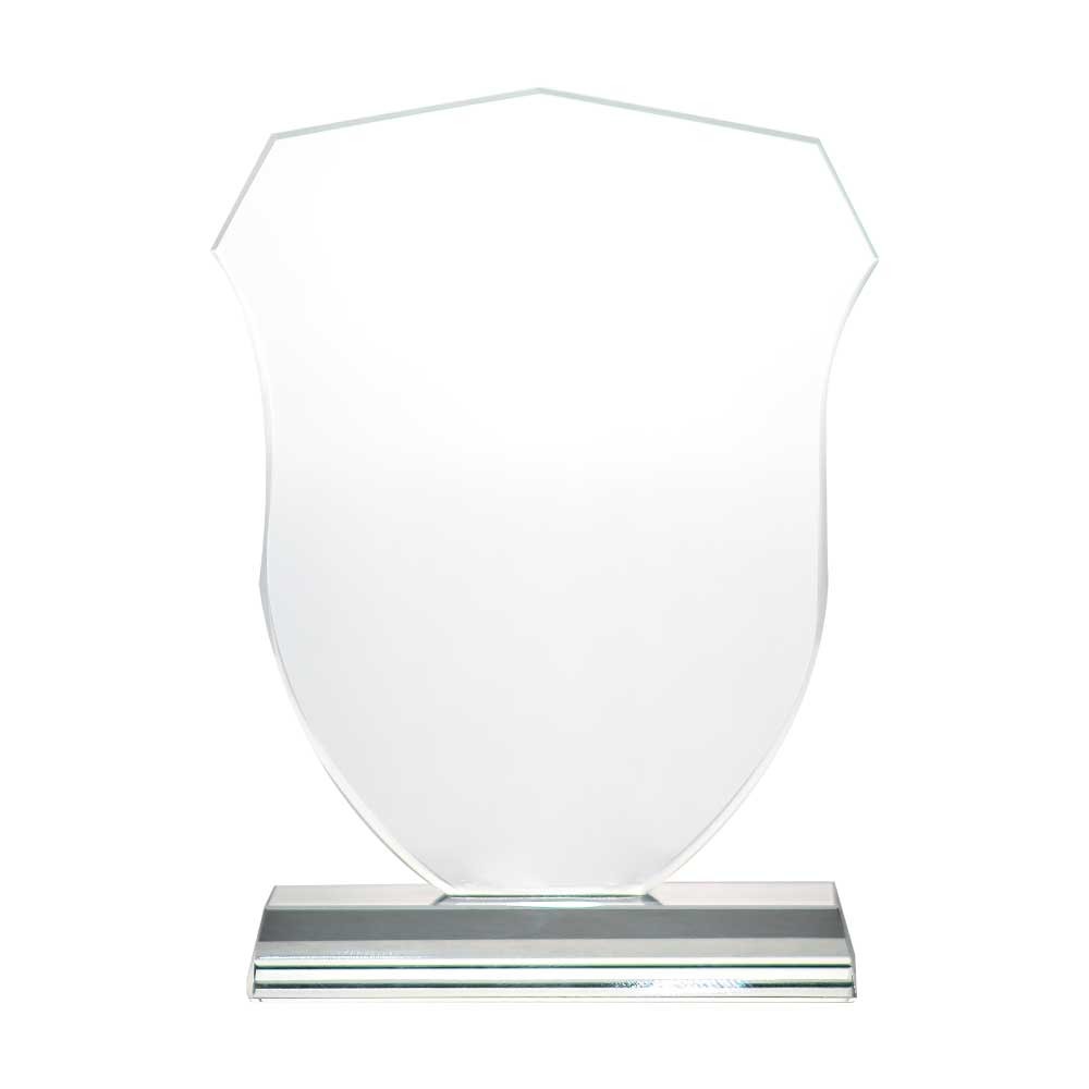 Crystal Awards – Shield Shaped with Gift Box